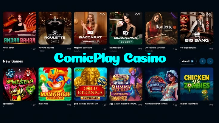 available types of ComicPlay Casino bet including pre-match live express and system bets